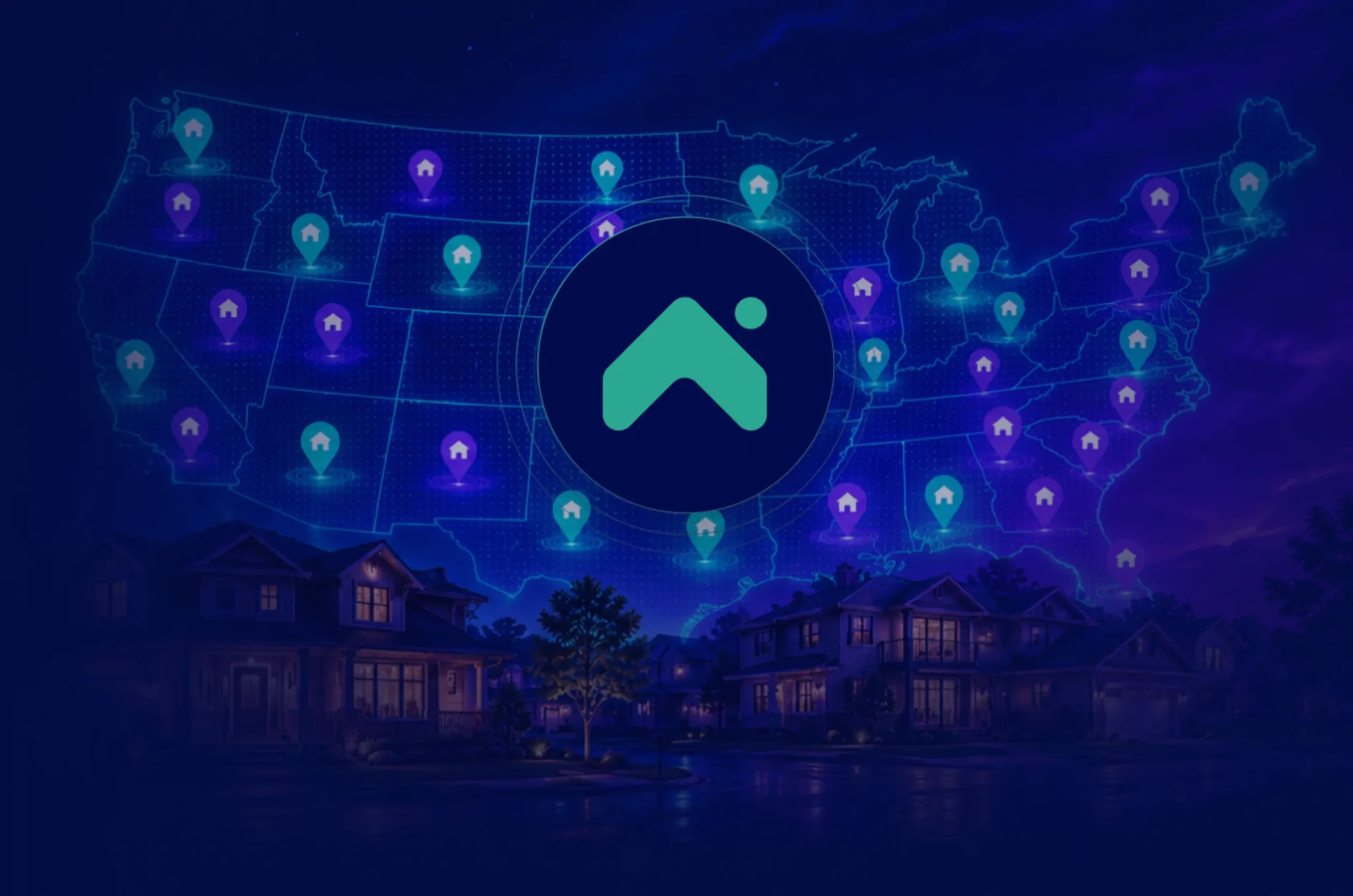 US Map background
